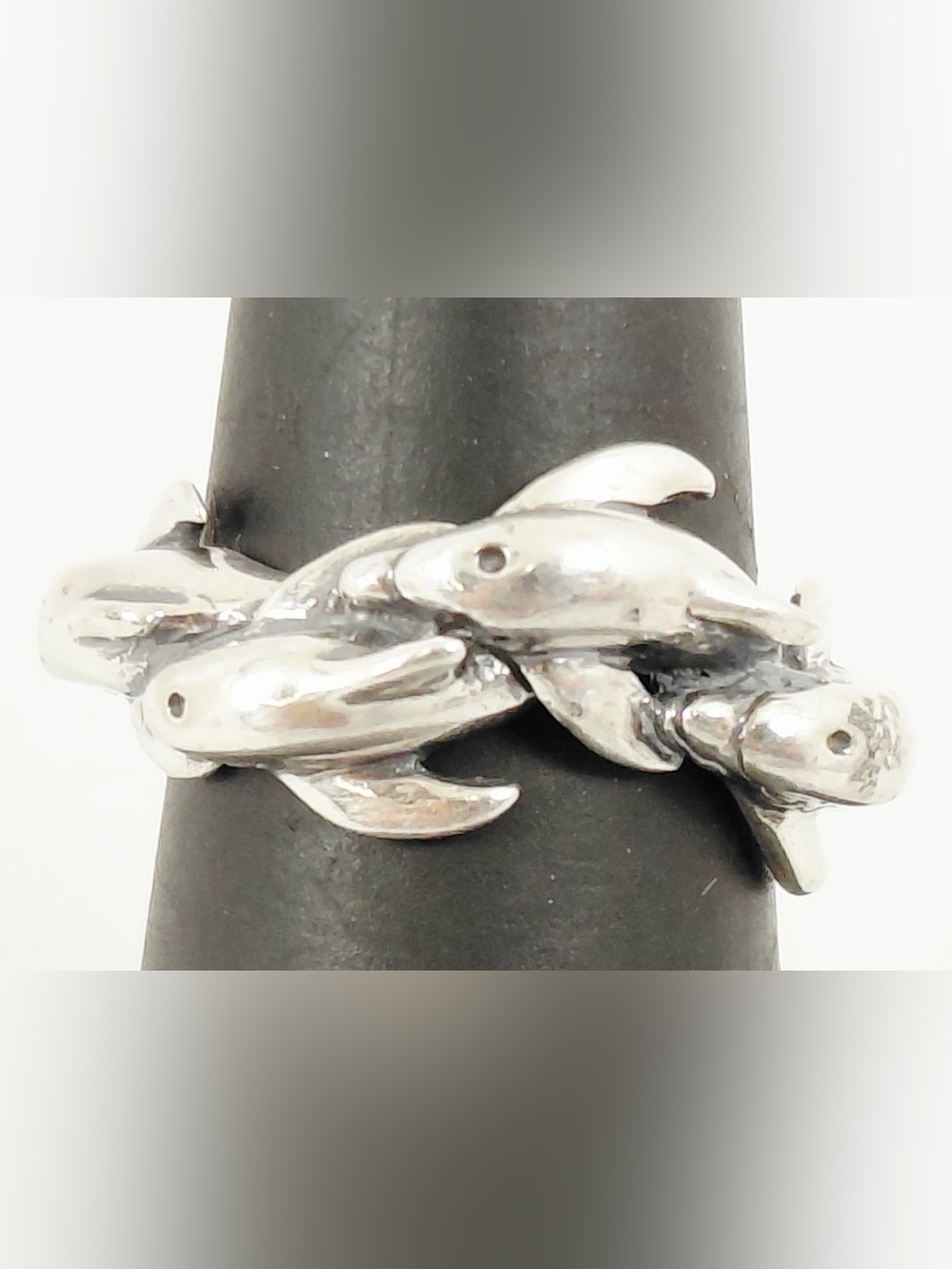 Kabana Sterling Silver Dolphin Pid Rings size 7